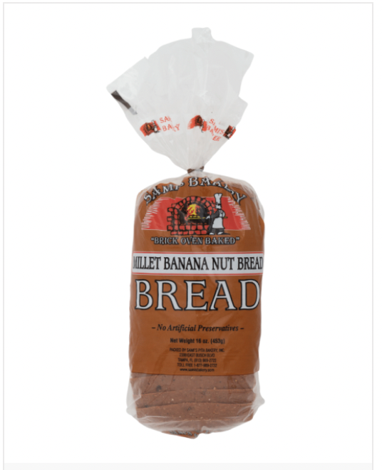 Millet Banana Nut Bread