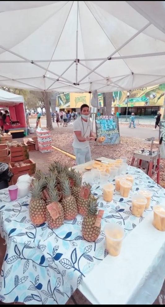 Freshly Cut Pineapple