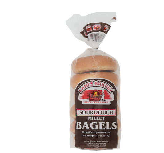 Millet & Flax Sourdough Bagels