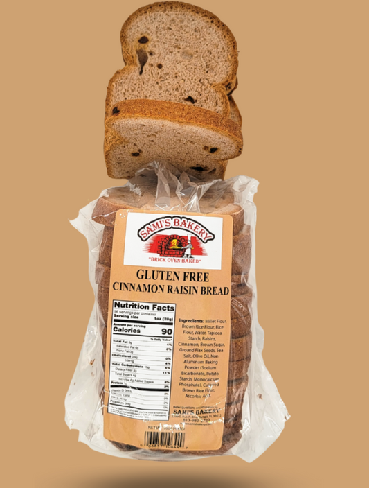 Gluten Free Cinnamon Raisin Bread